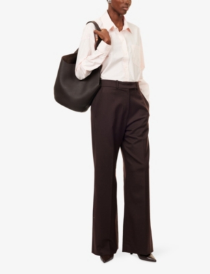 THE FRANKIE SHOP: Ornella Oversized Cotton-Poplin Shirt