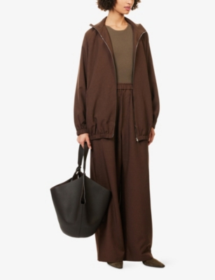 THE FRANKIE SHOP: Baxter Oversized Woven Track Jacket