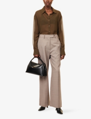 THE FRANKIE SHOP: Peri Striped Woven Shirt