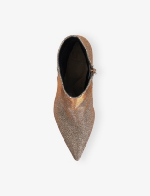 DUNE: Obsessively Woven Heeled Ankle Boots