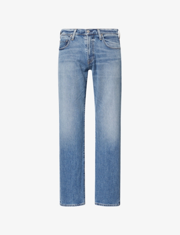 Elijah Straight-Leg Stretch-Corduroy Trousers