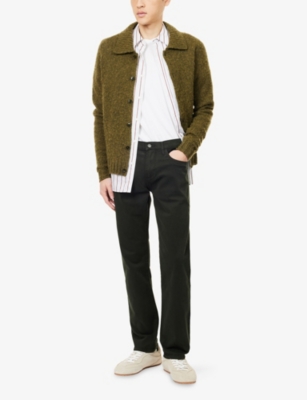 Citizen Of Humanity Mens Citizens Of Humanity Elijah Straight-leg Stretch-woven Jeans In Black