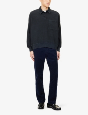 CITIZENS OF HUMANITY: Rugby Long-Sleeve Cotton-Jersey Polo Top