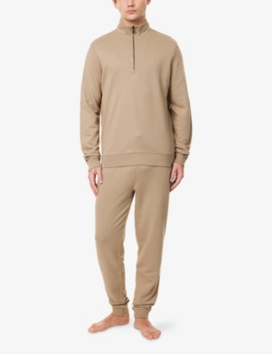 DEREK ROSE: Quinn Half-Zip Cotton-Modal Jersey Sweatshirt