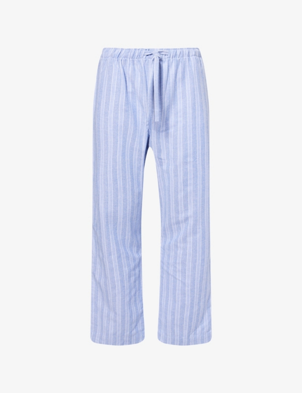 Arran Striped Cotton Pyjama Trousers