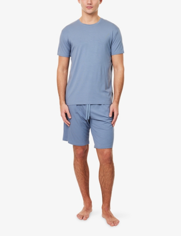 Basel Micro Crewneck Stretch-Modal T-Shirt