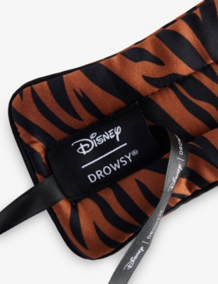 Drowsy Sleep Co Womens  X Disney Rajah Silk Sleep Mask In Gold