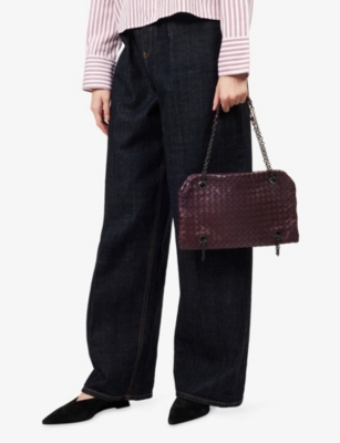 RESELFRIDGES: Pre-Loved Bottega Veneta Nappa Duo Leather Shoulder Bag