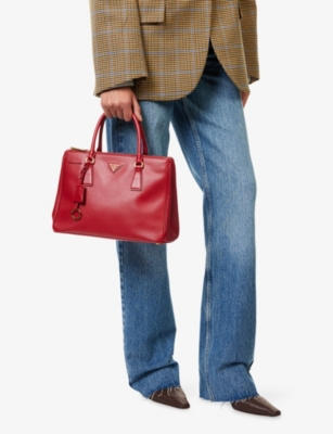 RESELFRIDGES: Pre-Loved Prada Small Galleria Leather Satchel