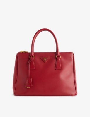 RESELFRIDGES: Pre-Loved Prada Small Galleria Leather Satchel