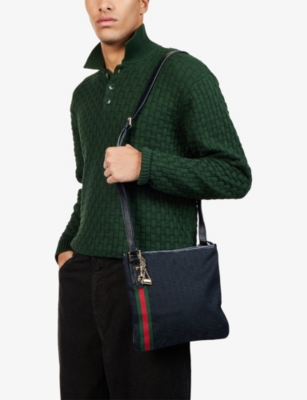 RESELFRIDGES: Pre-Loved Gucci Jolicoeur Canvas Cross-Body