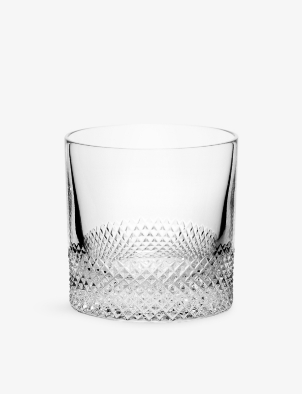 Diamond Single Old Fashioned Crystal Glass Tumbler