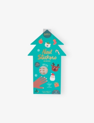 Omy Multi Christmas Nail Stickers In Multi