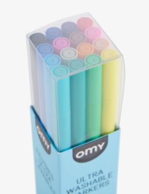 OMY: Ultra Washable Pack Of 16 Marker Pens