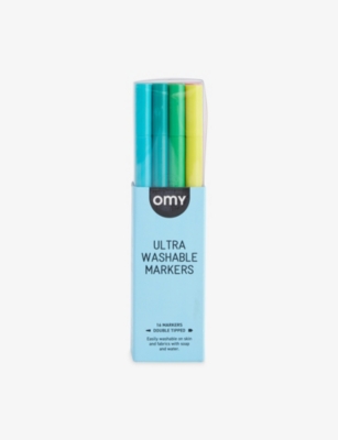 OMY: Ultra Washable Pack Of 16 Marker Pens