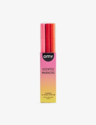 OMY: Double-Ended Pack of Nine Scented Felt-Tip Markers