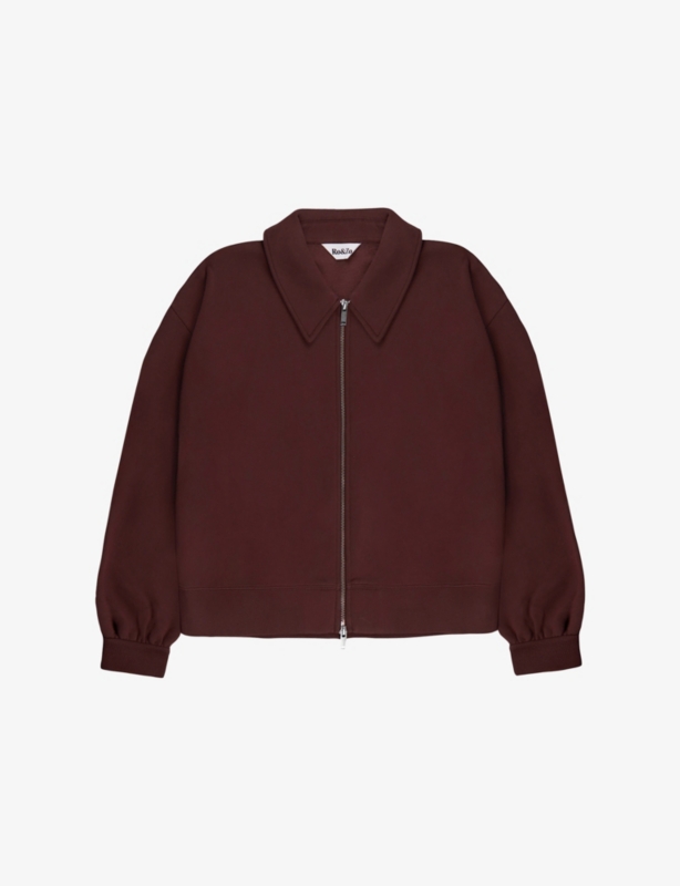 Collared Relaxed-Fit Cotton-Blend Bomber Jacket