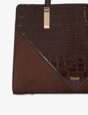 DUNE: Denbeigh Faux-Leather Tote