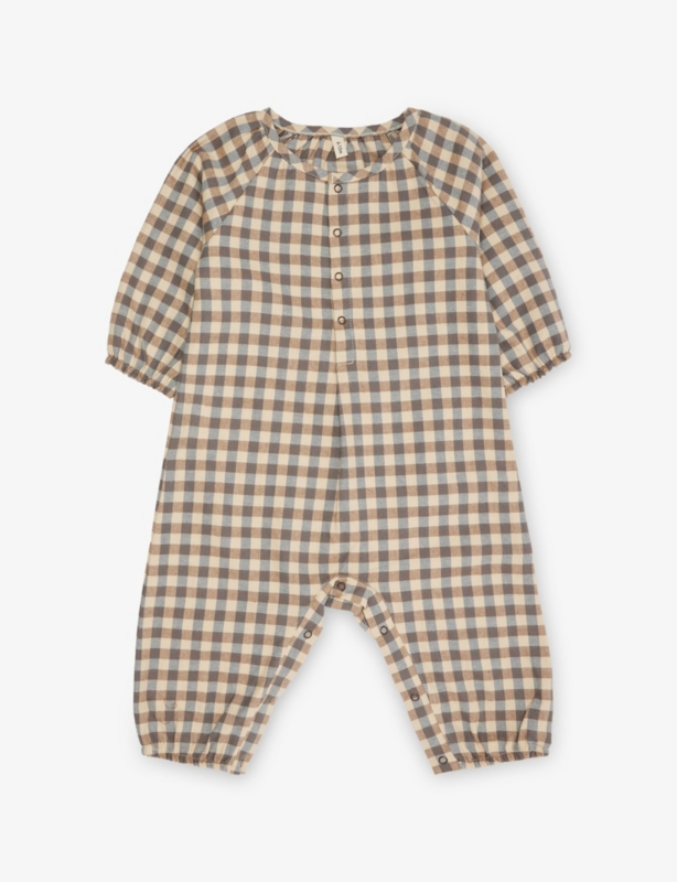 Shoreline Gingham Cotton Baby Grow 0-12 Months