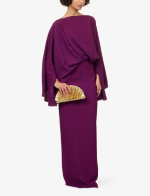 TALLER MARMO: Eolia Flared-Sleeves Woven Maxi Dress