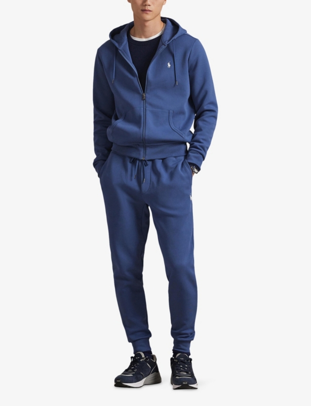 Logo-Embroidered Zipped Cotton-Blend Hoodie