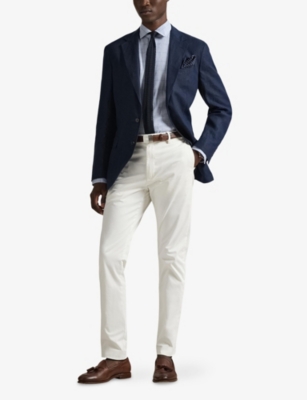 POLO RALPH LAUREN: Jarrett Slim-Leg Stretch-Cotton Sateen Trousers