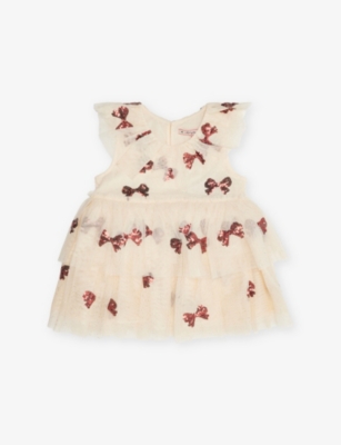 Konges Slojd Bowie Red Yvonne Tulle Fairy Dress 12 Months - 10 In Pink