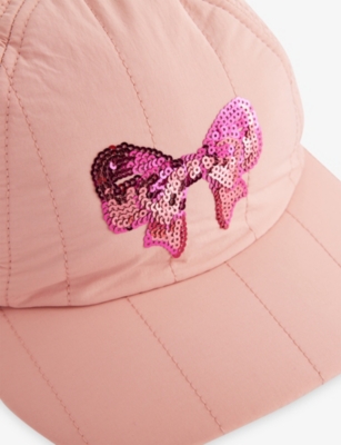 KONGES SLOJD: Juno Embellished-Bow Shell Cap 1-8 Years