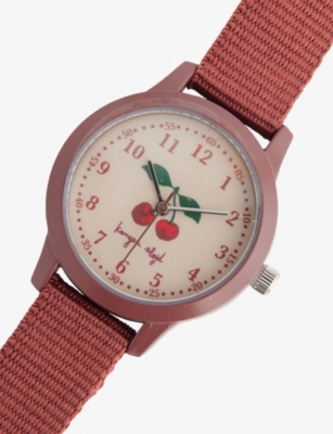 KONGES SLOJD: Kids' Cherry Metal and Nylon Watch