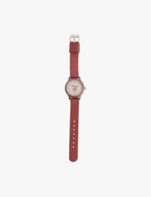 KONGES SLOJD: Kids' Cherry Metal and Nylon Watch