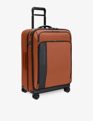 Briggs & Riley Canyon Zdx Medium 4-wheel Spinner Expandable Suitcase 66cm In Brown