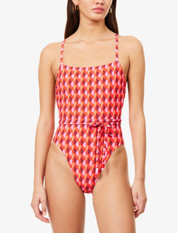 Sorrento Reversible Square-Neck Swimsuit