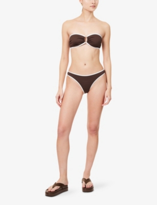 SEAFOLLY: Hipster Textured Bikini Bottoms
