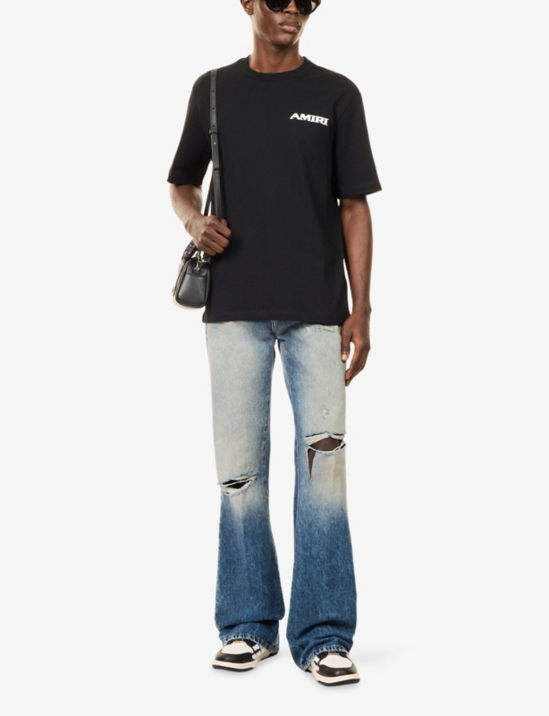 Logo-Print Short-Sleeve Cotton T-Shirt