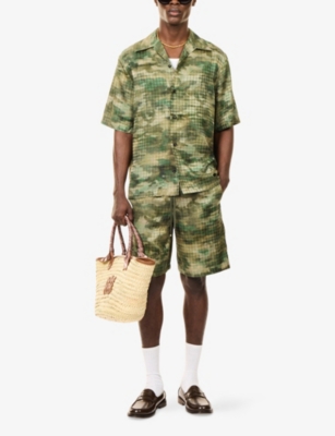 AMIRI: Quad Camouflage Woven Shorts