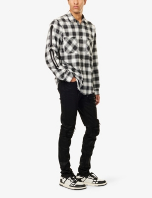 AMIRI: Bones Flannel Cotton Overshirt