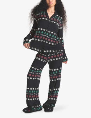 SKIMS: Cactus Plant Flea Market x SKIMS Long-Sleeve Modal-Jersey Sleep Set