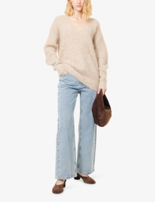 Dissh Womens Light Blue Reagan Wide-leg Denim Jeans In Blue