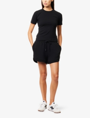 VARLEY: Ollie High-Rise Stretch-Jersey Shorts