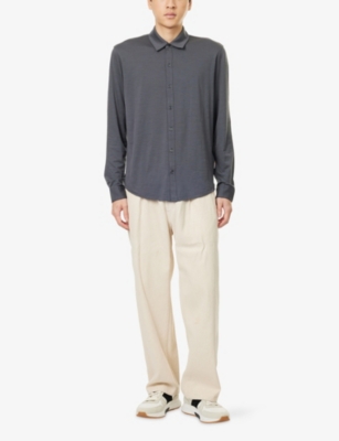 ORLEBAR BROWN: Giles Lux Long-Sleeves Wool Shirt