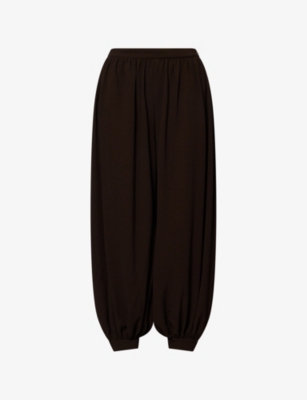 ROTATE BIRGER CHRISTENSEN: Balloon-Leg Pleated Woven Trousers