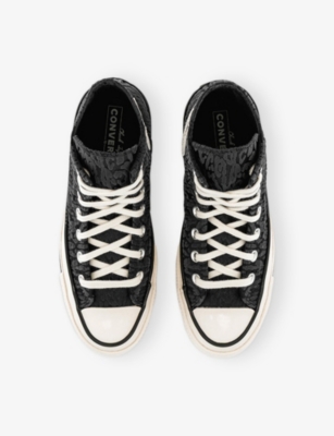 Converse Womens All Star Hi 70 Canvas Trainers Black Egret Total Eclips In Multi