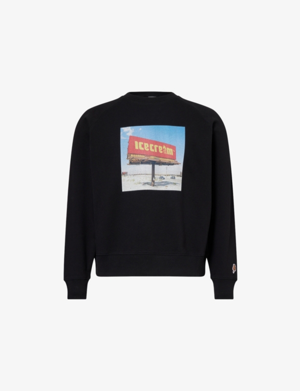 Billboard Graphic Cotton-Jersey Sweatshirt