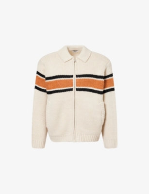 OBEY: Bernard Striped Knitted Jumper