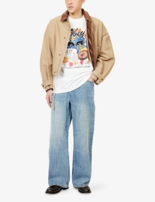 Obey Mens  Act Now Short-sleeve Cotton T-shirt In White