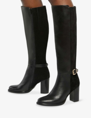DUNE: Secretly Leather Heeled Knee-High Boots