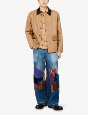 KARTIK RESEARCH: Rabari Appliqué Box Cotton Shirt