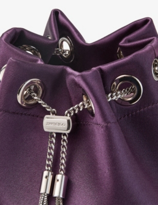 JIMMY CHOO: Bon Bon Satin Handbag