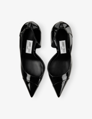 Jimmy Choo Women Brigitte Patent Leather Pumps In Black