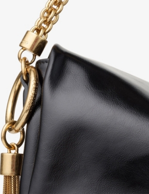Jimmy Choo Callie Flap Chain Tassel Shoulder Bag In Multi